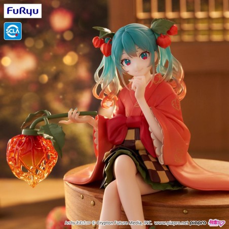HATSUNE MIKU - NOODLE STOPPER FIGURE - MIKU - FLOWER FAIRY WINTER CHERRY Ver.