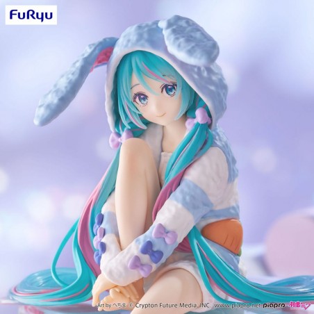 HATSUNE MIKU - NOODLE STOPPER FIGURE - MIKU - PAJAMA BLUE COLOR Ver.