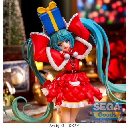 MIKU HATSUNE - LUMINASTA FIGURE - MIKU CHRISTMAS 2024 Ver.