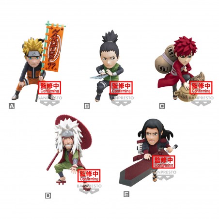 NARUTO SHIPPUDEN - WORLD COLLECTABLE FIGURE VOL.1 x 12
