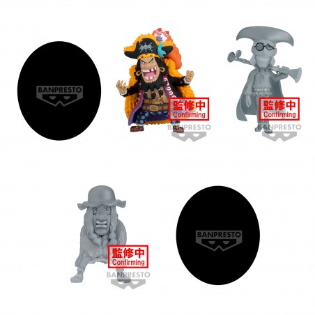 ONE PIECE - WORLD COLLECTABLE FIGURE - TRAFALGAR.LAW VS BLACKBEARD PIRATES X 12