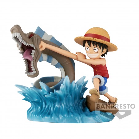 ONE PIECE - WORLD COLLECTABLE FIGURE LOG STORIES - MONKEY.D.LUFFY VS Local Sea Monster-